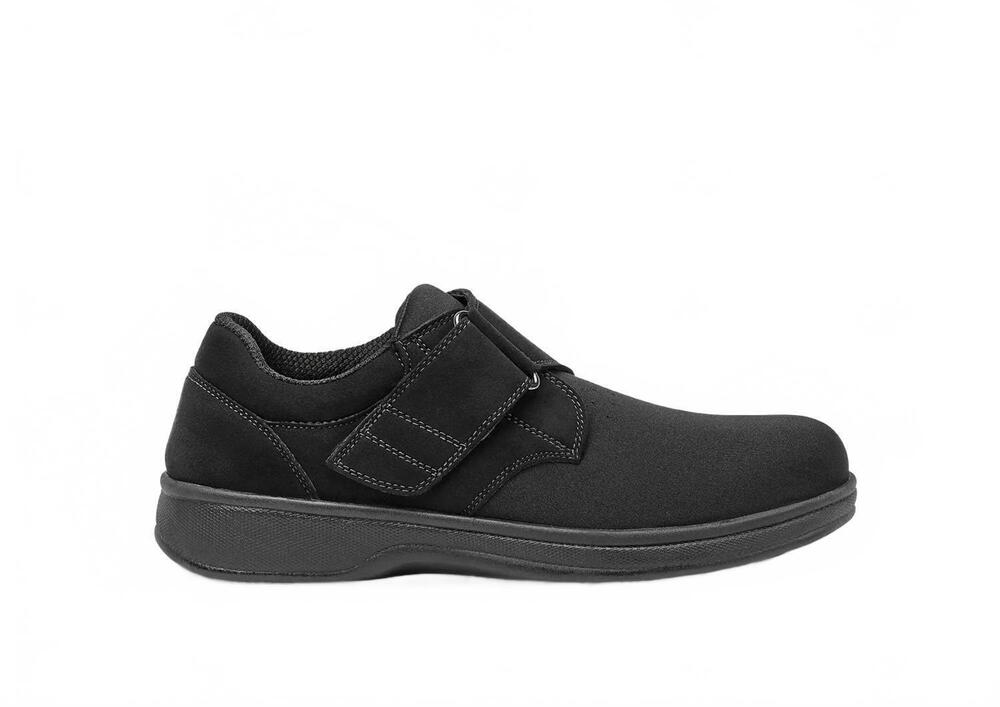 NEW ORTHOFEET men's bismarck walking shoe in black